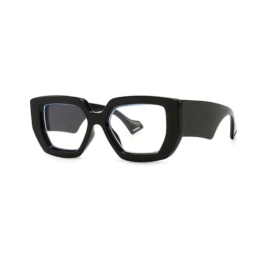 Rectangle shaped retro fashion glasses