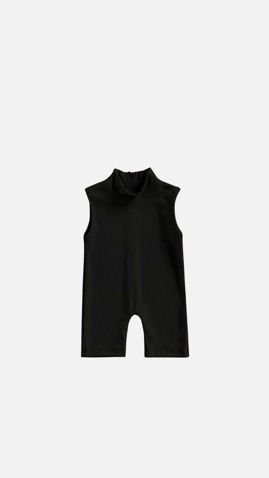 Little girls solid jumpsuit